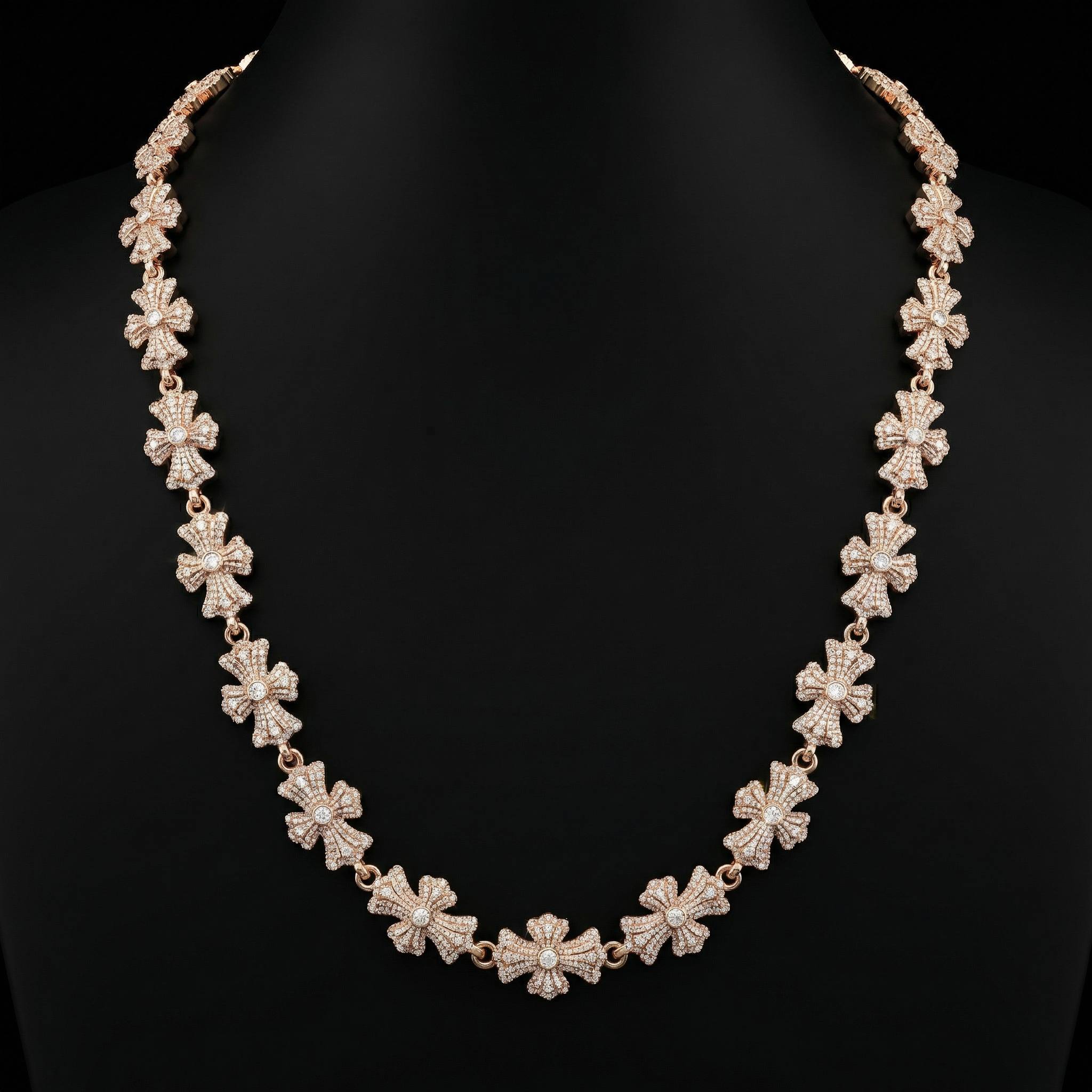 Chrome Cross Style Chain